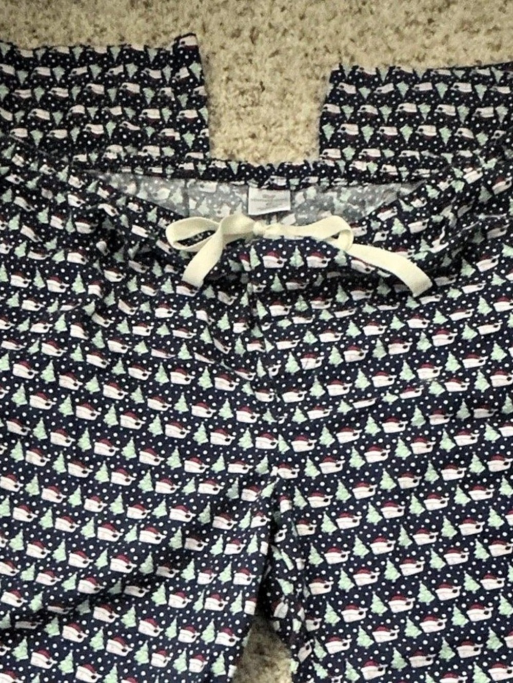 Vineyard Vines Christmas Whale Pajama Pants XL Men